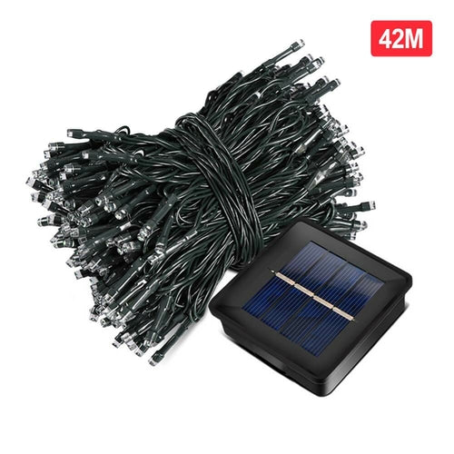 52M 500LED String Solar Powered Fairy Lights Garden Christmas D?cor