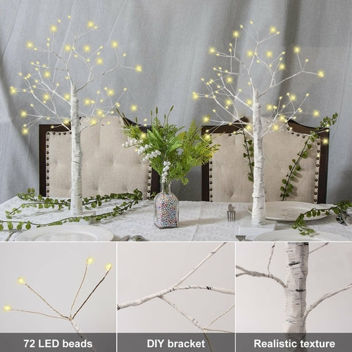 144/108 LED Night Lamp Christmas Tree led lights for bedroom 3D Desk